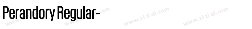 Perandory Regular字体转换 Perandory Regular字体转换